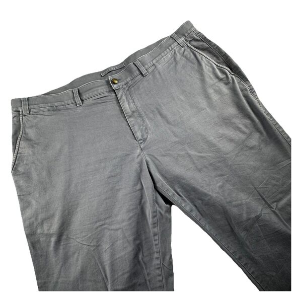 Duck Head Gold School Pant Men 42x32 Blue Chino Khaki Classic Fit Stretch - Picture 1 of 10